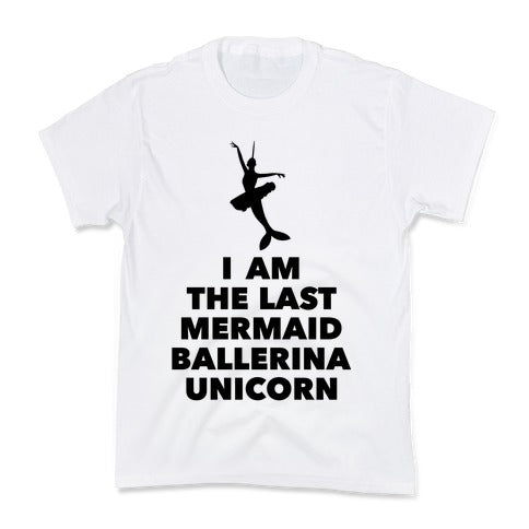 Mermaid Ballerina Unicorn Kid's Tee